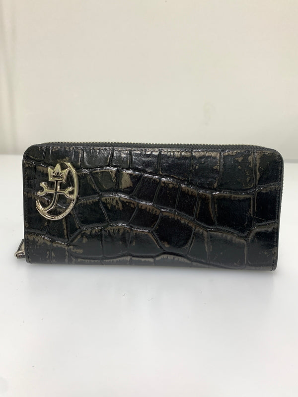 【中古品】【メンズ】 CASTELBAJAC カステルバジャック ラウンドファスナー長財布 ロングウォレット 201-260607-AS-4-min カラー：ブラック 万代Net店