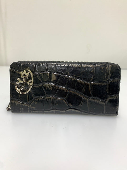 【中古品】【メンズ】 CASTELBAJAC カステルバジャック ラウンドファスナー長財布 ロングウォレット 201-260607-AS-4-min カラー：ブラック 万代Net店
