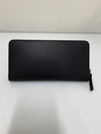 【中古美品】【メンズ】 EMPORIO ARMANI エンポリオ・アルマーニ Y4R169 ラウンドファスナー長財布 ロングウォレット 200-260607-AS-5-min カラー：ブラック 万代Net店