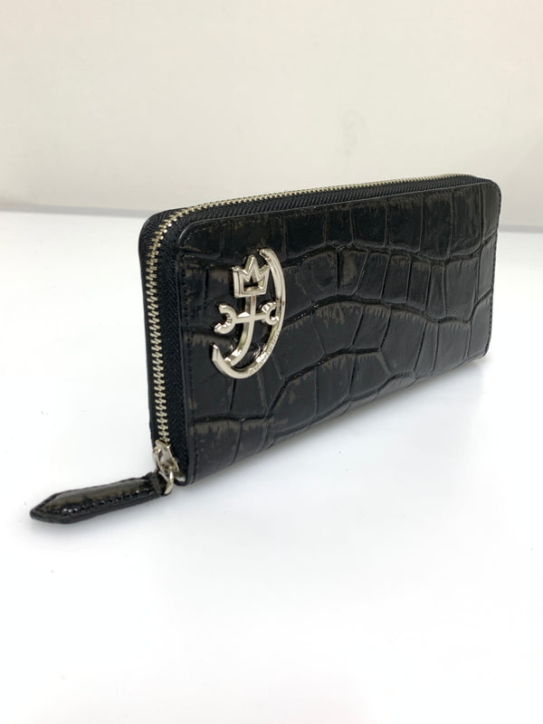 【中古品】【メンズ】 CASTELBAJAC カステルバジャック ラウンドファスナー長財布 ロングウォレット 201-260607-AS-4-min カラー：ブラック 万代Net店