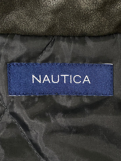 【中古品】【メンズ】 NAUTICA ノーティカ FADED VEGAN LEATHER BLOUSON 243-1553 フリークスストア別注 フェイデッド ヴィーガン レザー ブルゾン アウター 144-260609-yn-16-min サイズ：M カラー：ダークグレー 万代Net店