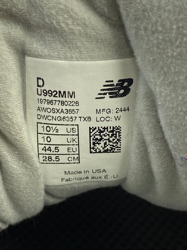 【中古品】【メンズ】 NEW BALANCE ニューバランス SNEAKERS U992MM スニーカー 靴 162-260611-yn-05-min サイズ：28.5cm カラー：MOONROCK/MUSHROOM 万代Net店