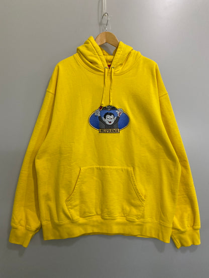 【中古品】【メンズ】 SUPREME シュプリーム 21SS VAMPIRE BOY HOODED SWEATSHIRT ヴァンパイア ボーイ フーデッド スウェットシャツ パーカー トップス 149-260609-yn-13-min サイズ：XXL カラー：イエロー 万代Net店