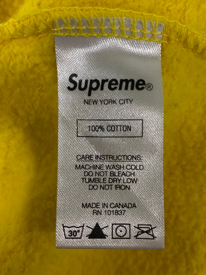 【中古品】【メンズ】 SUPREME シュプリーム 21SS VAMPIRE BOY HOODED SWEATSHIRT ヴァンパイア ボーイ フーデッド スウェットシャツ パーカー トップス 149-260609-yn-13-min サイズ：XXL カラー：イエロー 万代Net店
