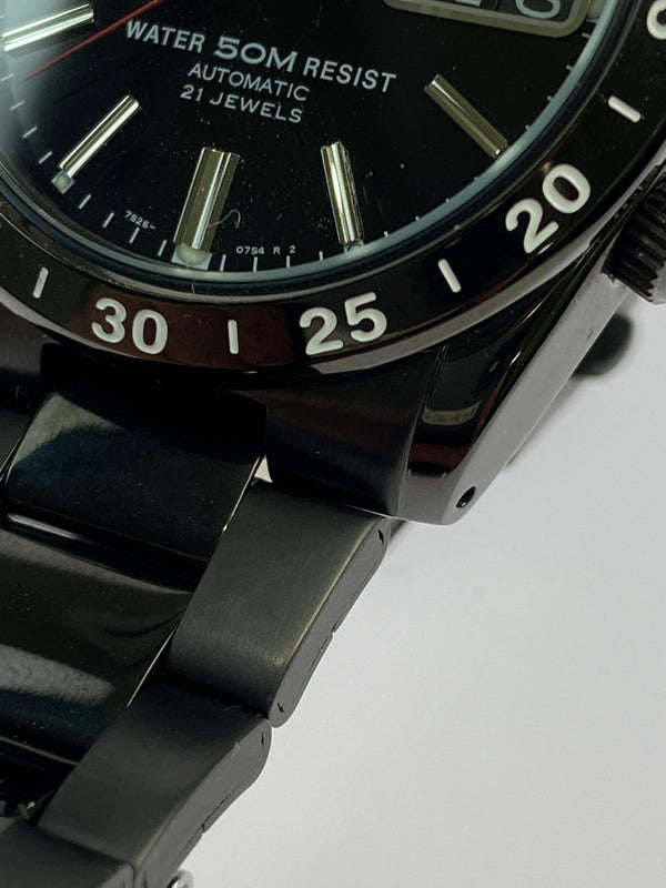 【中古品】【メンズ】 SEIKO セイコー 7S26-02T0 アナログ 自動巻腕時計 197-260611-yn-19-min カラー：ブラック 万代Net店