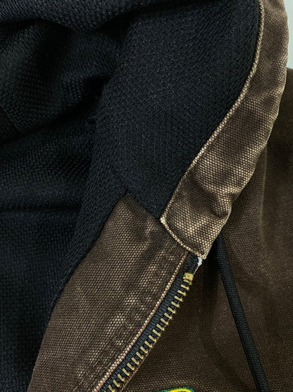【現状渡し品】【メンズ】 CARHARTT カーハート ACTIVE JACKET J25 DKB アクティブジャケット アウター 146-260609-yn-12-min サイズ：XL カラー：ブラウン 万代Net店