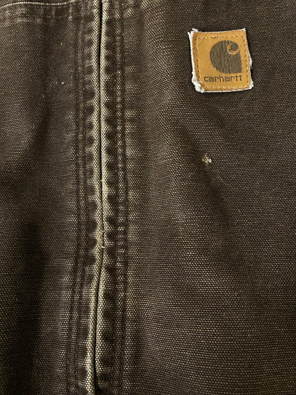 【現状渡し品】【メンズ】 CARHARTT カーハート ACTIVE JACKET J25 DKB アクティブジャケット アウター 146-260609-yn-12-min サイズ：XL カラー：ブラウン 万代Net店