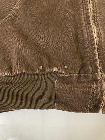 【現状渡し品】【メンズ】 CARHARTT カーハート ACTIVE JACKET J25 DKB アクティブジャケット アウター 146-260609-yn-12-min サイズ：XL カラー：ブラウン 万代Net店