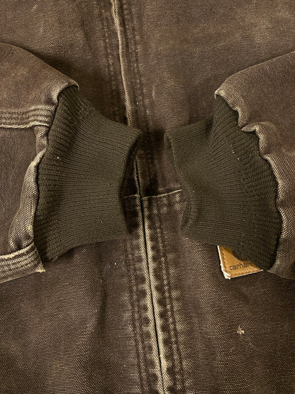 【現状渡し品】【メンズ】 CARHARTT カーハート ACTIVE JACKET J25 DKB アクティブジャケット アウター 146-260609-yn-12-min サイズ：XL カラー：ブラウン 万代Net店
