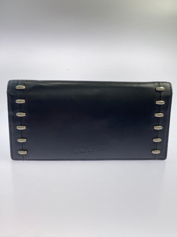 【中古品】【メンズ】 JEAN PAUL GAULTIER ジャンポールゴルチエ LONG WALLET スタッズ ロングウォレット 長財布 200-260611-yn-20-min カラー：ブラック 万代Net店