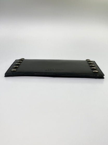 【中古品】【メンズ】 JEAN PAUL GAULTIER ジャンポールゴルチエ LONG WALLET スタッズ ロングウォレット 長財布 200-260611-yn-20-min カラー：ブラック 万代Net店