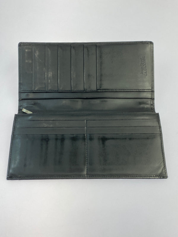【中古品】【メンズ】 JEAN PAUL GAULTIER ジャンポールゴルチエ LONG WALLET スタッズ ロングウォレット 長財布 200-260611-yn-20-min カラー：ブラック 万代Net店