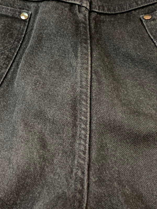 【中古品】【メンズ】 WRANGLER ラングラー BUTTON CUSTOM DENIM PANTS 13MWZWK ボタン カスタム デニム パンツ メンズ ボトムス ジーンズ ジーパン 157-260612-em-11-min サイズ：38×34 カラー：ブラック 万代Net店