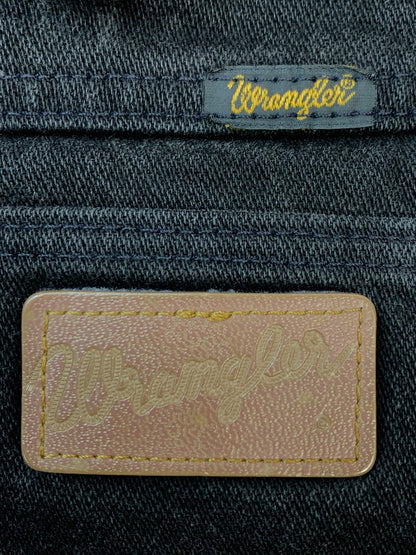 【中古品】【メンズ】 WRANGLER ラングラー BUTTON CUSTOM DENIM PANTS 13MWZWK ボタン カスタム デニム パンツ メンズ ボトムス ジーンズ ジーパン 157-260612-em-11-min サイズ：38×34 カラー：ブラック 万代Net店