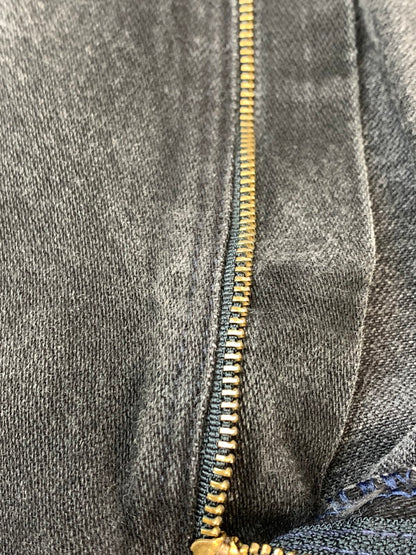 【中古品】【メンズ】 WRANGLER ラングラー BUTTON CUSTOM DENIM PANTS 13MWZWK ボタン カスタム デニム パンツ メンズ ボトムス ジーンズ ジーパン 157-260612-em-11-min サイズ：38×34 カラー：ブラック 万代Net店