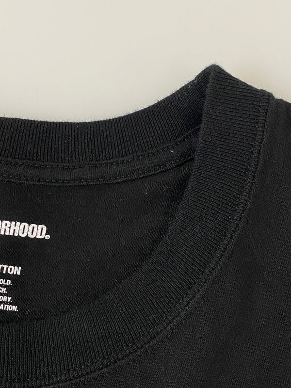 【中古品】【メンズ】 NEIGHBORHOOD ネイバーフッド 21SS STREET CLEANER TEE ストリート クリーナー Tシャツ 長袖Tシャツ トップス 142-260609-yn-22-min サイズ：L カラー：ブラック 万代Net店