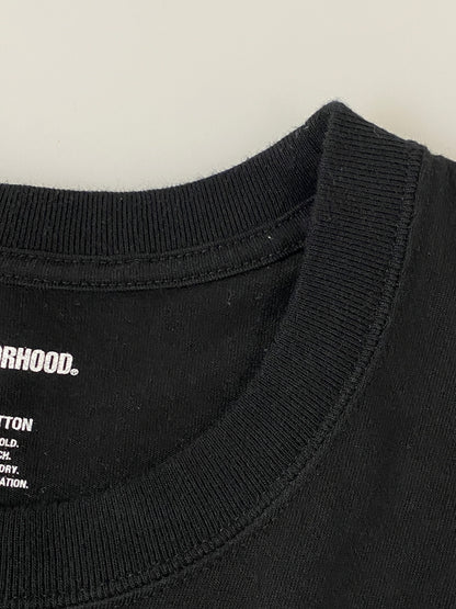 【中古品】【メンズ】 NEIGHBORHOOD ネイバーフッド 21SS STREET CLEANER TEE ストリート クリーナー Tシャツ 長袖Tシャツ トップス 142-260609-yn-22-min サイズ：L カラー：ブラック 万代Net店