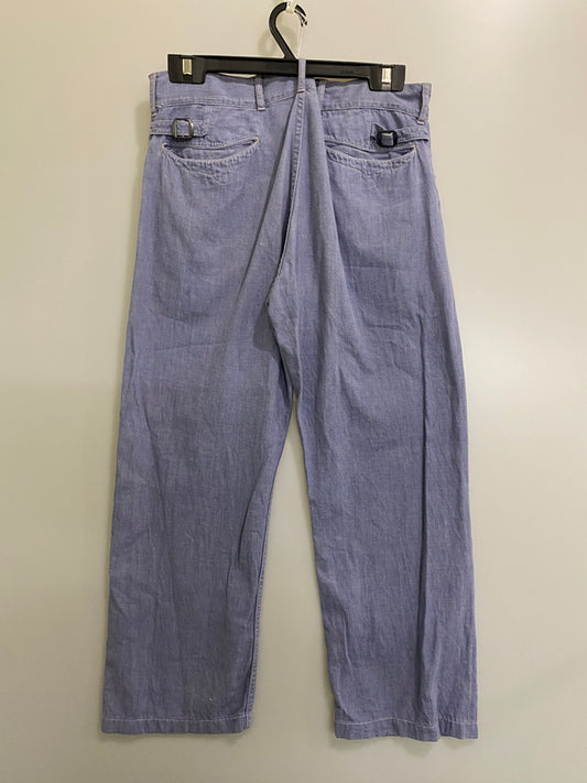 【中古品】【メンズ】 MISTER FREEDOM ミスターフリーダム × SUGAR CANE WORK PANTS SC41164 シュガーケーン ワークパンツ ボトムス 156-260609-yn-35-min サイズ：34 カラー：ライトブルー 万代Net店
