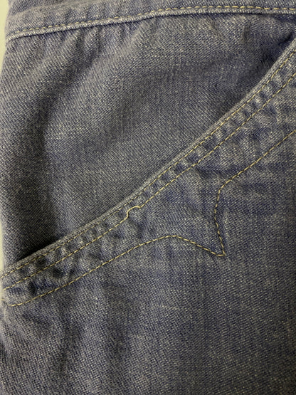 【中古品】【メンズ】 MISTER FREEDOM ミスターフリーダム × SUGAR CANE WORK PANTS SC41164 シュガーケーン ワークパンツ ボトムス 156-260609-yn-35-min サイズ：34 カラー：ライトブルー 万代Net店