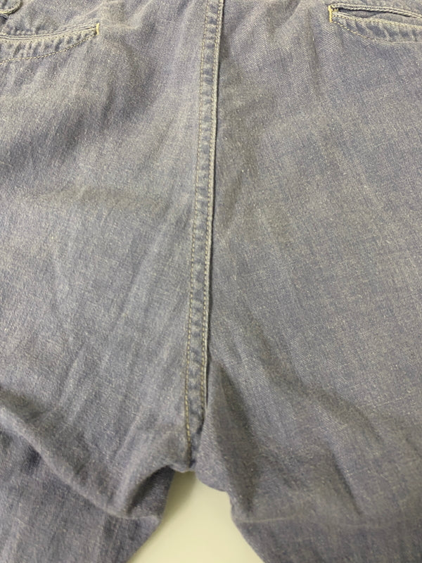 【中古品】【メンズ】 MISTER FREEDOM ミスターフリーダム × SUGAR CANE WORK PANTS SC41164 シュガーケーン ワークパンツ ボトムス 156-260609-yn-35-min サイズ：34 カラー：ライトブルー 万代Net店