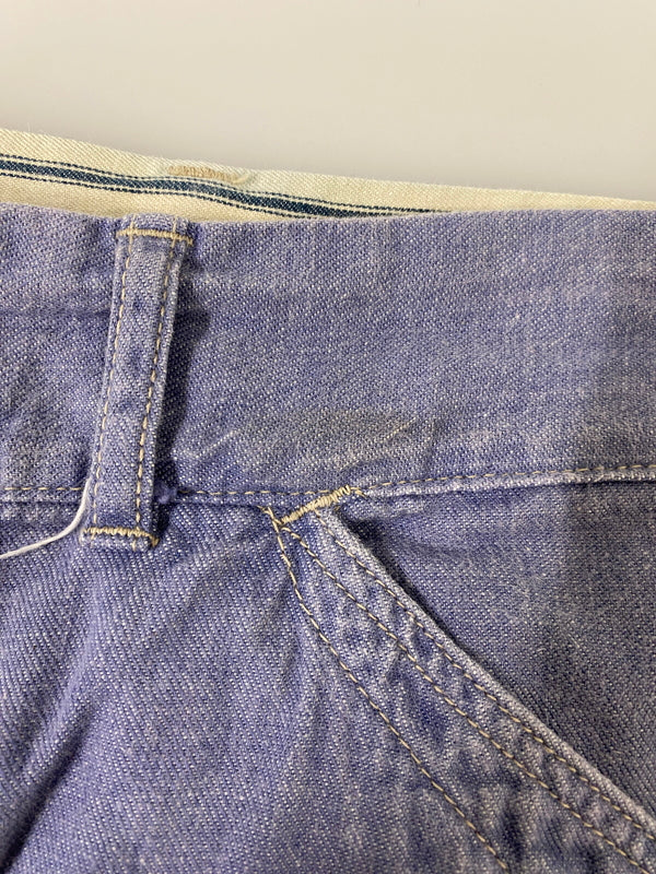 【中古品】【メンズ】 MISTER FREEDOM ミスターフリーダム × SUGAR CANE WORK PANTS SC41164 シュガーケーン ワークパンツ ボトムス 156-260609-yn-35-min サイズ：34 カラー：ライトブルー 万代Net店