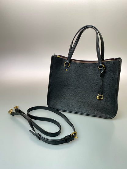 【中古品】【レディース】 COACH コーチ タイラーキャリーオール 2WAY ハンドバッグ A2139-C3460 カバン レディース 鞄 180-260615-em-18-min カラー：ブラック 万代Net店