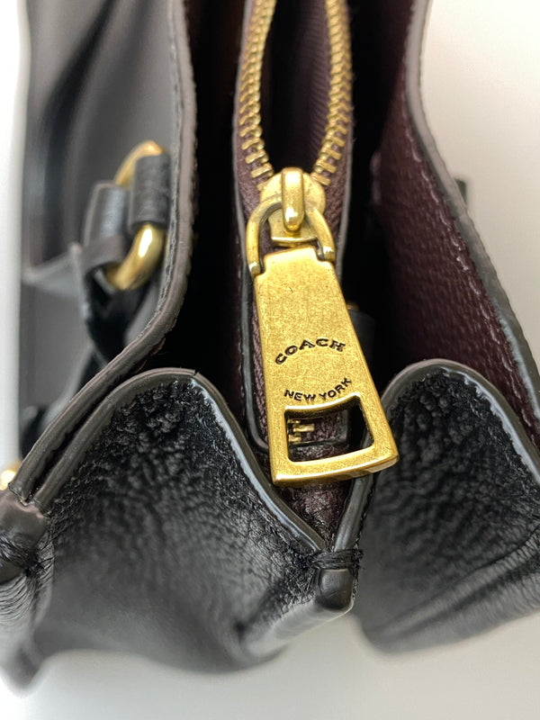 【中古品】【レディース】 COACH コーチ タイラーキャリーオール 2WAY ハンドバッグ A2139-C3460 カバン レディース 鞄 180-260615-em-18-min カラー：ブラック 万代Net店
