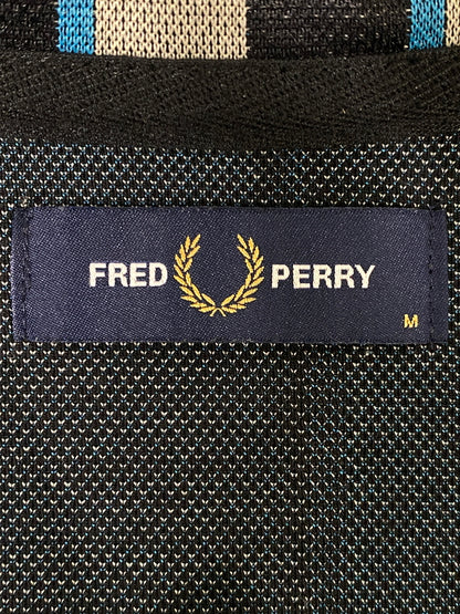 【中古品】【メンズ】 FRED PERRY フレッドペリー ZIP UP JACKET J6540 ジップアップジャケット ライトアウター 141-260609-yn-23-min サイズ：M カラー：ブラック 万代Net店