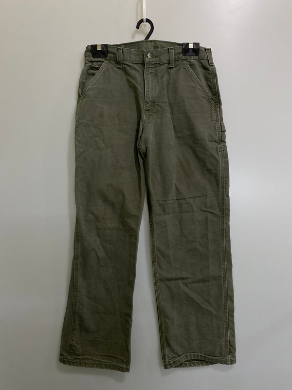 【中古品】【メンズ】 CARHARTT カーハート PAINTER PANTS 811-MOS ペインターパンツ ボトムス 157-260609-yn-36-min サイズ：32×30 カラー：ダークオリーブグリーン 万代Net店