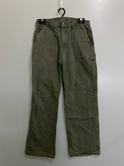 【中古品】【メンズ】 CARHARTT カーハート PAINTER PANTS 811-MOS ペインターパンツ ボトムス 157-260609-yn-36-min サイズ：32×30 カラー：ダークオリーブグリーン 万代Net店