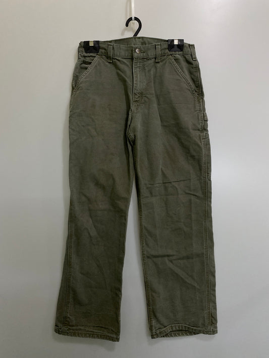 【中古品】【メンズ】 CARHARTT カーハート PAINTER PANTS 811-MOS ペインターパンツ ボトムス 157-260609-yn-36-min サイズ：32×30 カラー：ダークオリーブグリーン 万代Net店