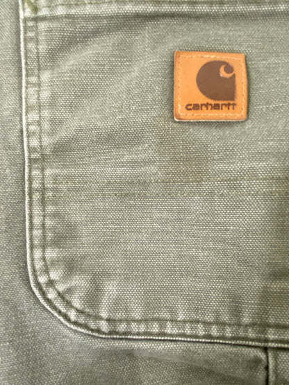 【中古品】【メンズ】 CARHARTT カーハート PAINTER PANTS 811-MOS ペインターパンツ ボトムス 157-260609-yn-36-min サイズ：32×30 カラー：ダークオリーブグリーン 万代Net店