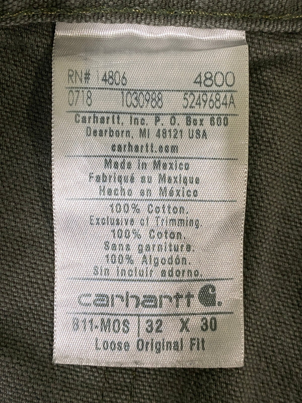 【中古品】【メンズ】 CARHARTT カーハート PAINTER PANTS 811-MOS ペインターパンツ ボトムス 157-260609-yn-36-min サイズ：32×30 カラー：ダークオリーブグリーン 万代Net店