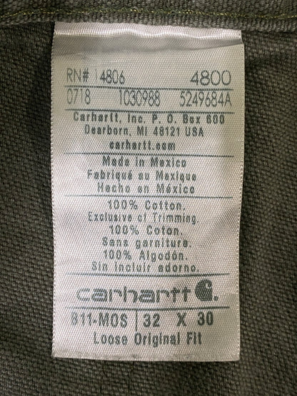 【中古品】【メンズ】 CARHARTT カーハート PAINTER PANTS 811-MOS ペインターパンツ ボトムス 157-260609-yn-36-min サイズ：32×30 カラー：ダークオリーブグリーン 万代Net店