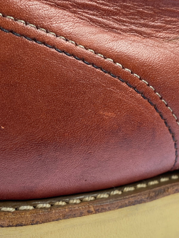 【中古品】【メンズ】 RED WING レッドウィング 90's IRISH SETTER BOOTS 90年代 アイリッシュセッター ブーツ 犬タグ 靴 164-260611-yn-06-min サイズ：7 1/2 E カラー：ブラウン系 万代Net店