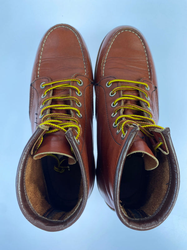【中古品】【メンズ】 RED WING レッドウィング 90's IRISH SETTER BOOTS 90年代 アイリッシュセッター ブーツ 犬タグ 靴 164-260611-yn-06-min サイズ：7 1/2 E カラー：ブラウン系 万代Net店