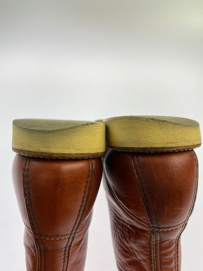 【中古品】【メンズ】 RED WING レッドウィング 90's IRISH SETTER BOOTS 90年代 アイリッシュセッター ブーツ 犬タグ 靴 164-260611-yn-06-min サイズ：7 1/2 E カラー：ブラウン系 万代Net店