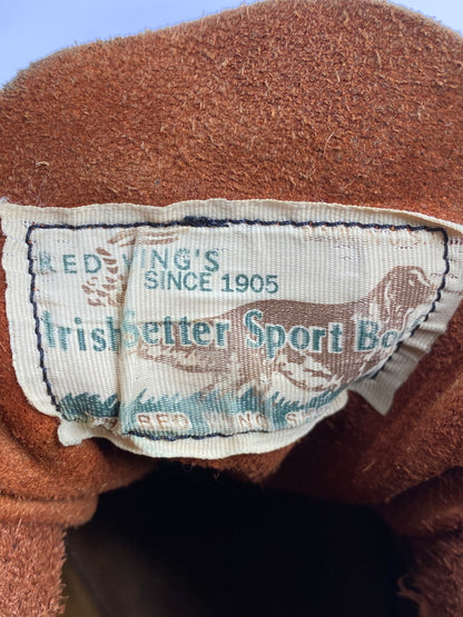 【中古品】【メンズ】 RED WING レッドウィング 90's IRISH SETTER BOOTS 90年代 アイリッシュセッター ブーツ 犬タグ 靴 164-260611-yn-06-min サイズ：7 1/2 E カラー：ブラウン系 万代Net店
