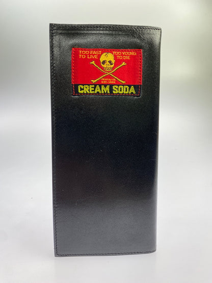 【中古品】【メンズ】 CREAM SODA クリームソーダ LONG WALLET ロングウォレット 金タグ 長財布 200-260617-yn-01-min カラー：ブラック 万代Net店