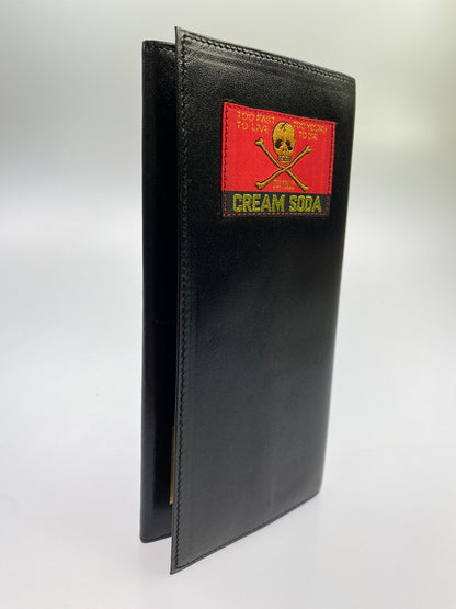 【中古品】【メンズ】 CREAM SODA クリームソーダ LONG WALLET ロングウォレット 金タグ 長財布 200-260617-yn-01-min カラー：ブラック 万代Net店
