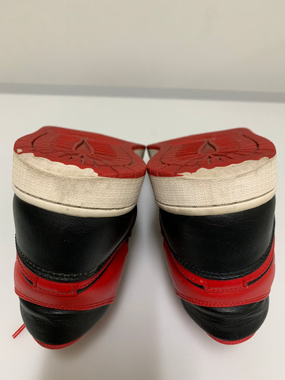 【現状渡し品】【メンズ】 NIKE ナイキ AIR JORDAN 1 MID DQ8426-060 エア ジョーダン 1 ミッド スニーカー 靴 160-260609-yn-40-min サイズ：27.0cm US9 カラー：BLACK/FIRE RED-WHITE 万代Net店