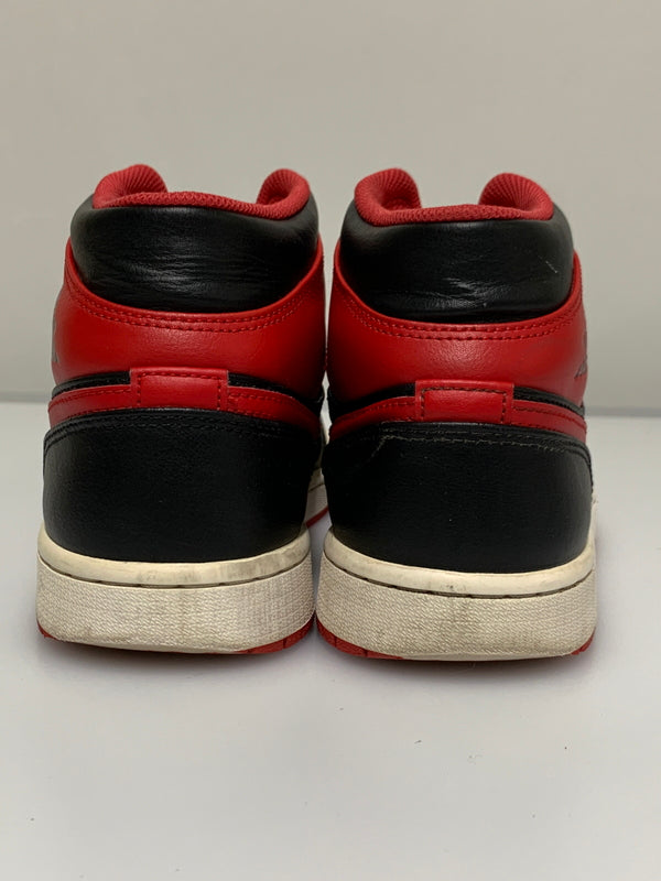 【現状渡し品】【メンズ】 NIKE ナイキ AIR JORDAN 1 MID DQ8426-060 エア ジョーダン 1 ミッド スニーカー 靴 160-260609-yn-40-min サイズ：27.0cm US9 カラー：BLACK/FIRE RED-WHITE 万代Net店