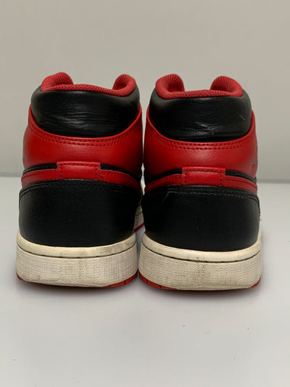 【現状渡し品】【メンズ】 NIKE ナイキ AIR JORDAN 1 MID DQ8426-060 エア ジョーダン 1 ミッド スニーカー 靴 160-260609-yn-40-min サイズ：27.0cm US9 カラー：BLACK/FIRE RED-WHITE 万代Net店