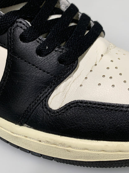 【中古品】【メンズ】 NIKE ナイキ WMNS AIR JORDAN 1 BQ6472-061 ウィメンズ エア ジョーダン 1 ミッド スニーカー 靴 160-260609-yn-41-min サイズ：27.5cm US10.5 カラー：BLACK/GYM RED-SAIL 万代Net店