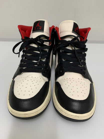 【中古品】【メンズ】 NIKE ナイキ WMNS AIR JORDAN 1 BQ6472-061 ウィメンズ エア ジョーダン 1 ミッド スニーカー 靴 160-260609-yn-41-min サイズ：27.5cm US10.5 カラー：BLACK/GYM RED-SAIL 万代Net店