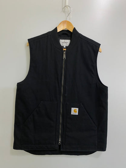 【中古品】【メンズ】 CARHARTT WIP カーハートダブリューアイピー CLASSIC VEST クラシックベスト トップス 142-260609-yn-20-min サイズ：L カラー：ブラック 万代Net店