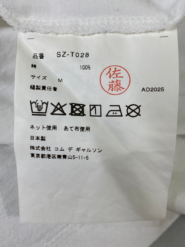 【中古品】【メンズ】 COMME DES GARCONS CDG コムデギャルソン シーディージー1986 ETE TEE ショートスリーブTシャツ 半袖Tシャツ トップス 140-260609-yn-32-min サイズ：M カラー：ホワイト 万代Net店