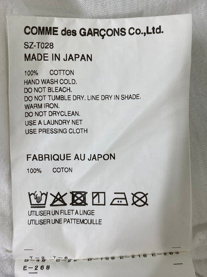 【中古品】【メンズ】 COMME DES GARCONS CDG コムデギャルソン シーディージー1986 ETE TEE ショートスリーブTシャツ 半袖Tシャツ トップス 140-260609-yn-32-min サイズ：M カラー：ホワイト 万代Net店