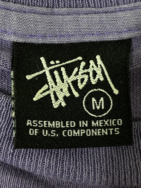 【中古品】【メンズ】 STUSSY ステューシー SKULL TEE スカル Tシャツ 半袖Tシャツ トップス 142-260609-yn-25-min サイズ：M カラー：パープル 万代Net店