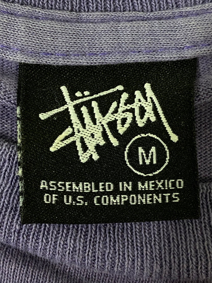【中古品】【メンズ】 STUSSY ステューシー SKULL TEE スカル Tシャツ 半袖Tシャツ トップス 142-260609-yn-25-min サイズ：M カラー：パープル 万代Net店
